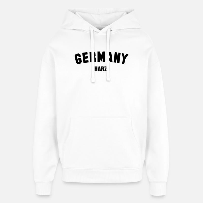 HARZ - Sweat à capuche unisexe Stanley/Stella Oversized - blanc