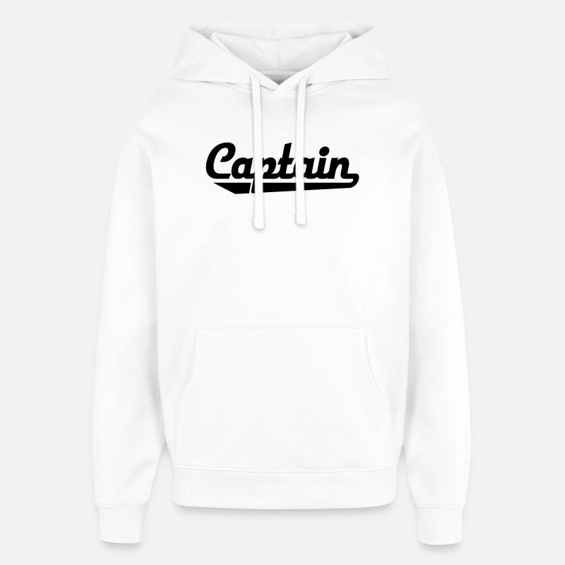 2541614 15908883 capitandeli - Sweat à capuche unisexe Stanley/Stella Oversized - blanc