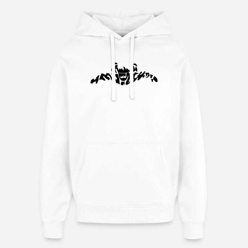 skydiver extreme - Sweat à capuche unisexe Stanley/Stella Oversized - blanc