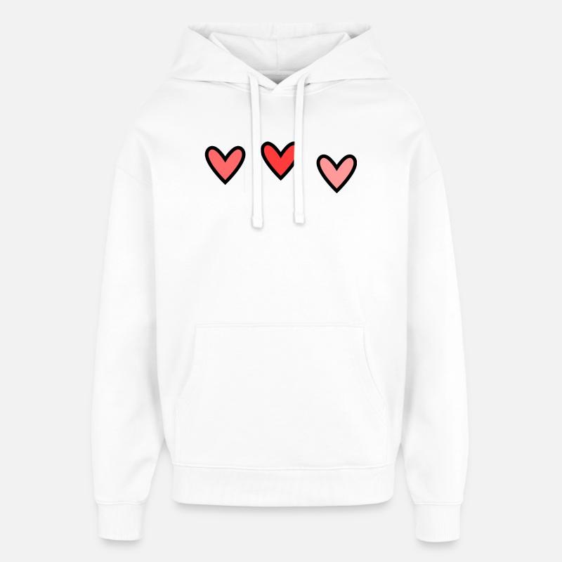 NOËL. ANNEE. ANNIVERSAIRE. RETRAITE. FÊTE - Sweat à capuche unisexe Stanley/Stella Oversized - blanc