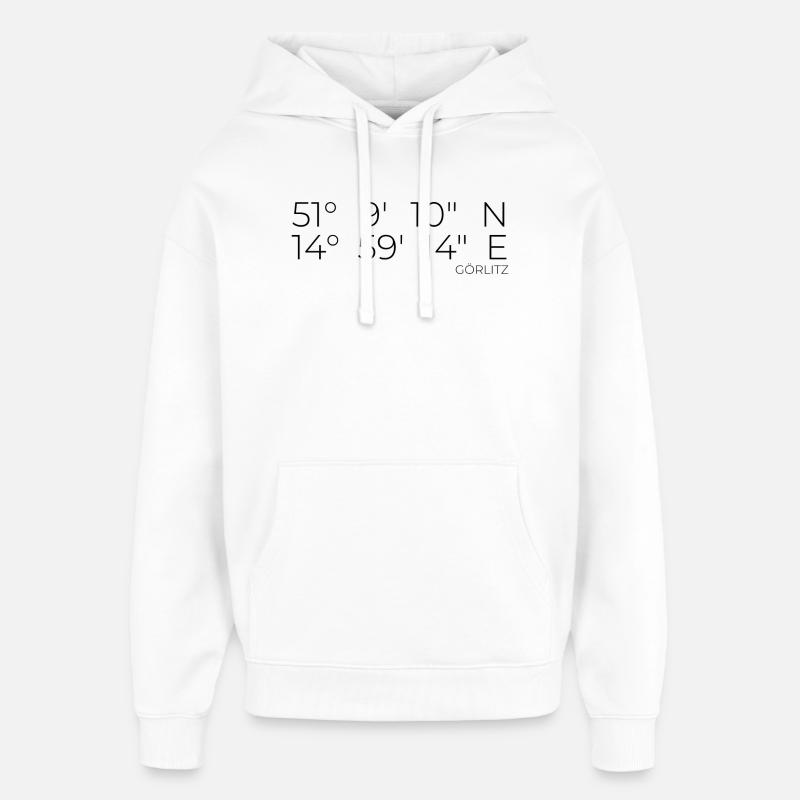coordonnées Görlitz - Sweat à capuche unisexe Stanley/Stella Oversized - blanc