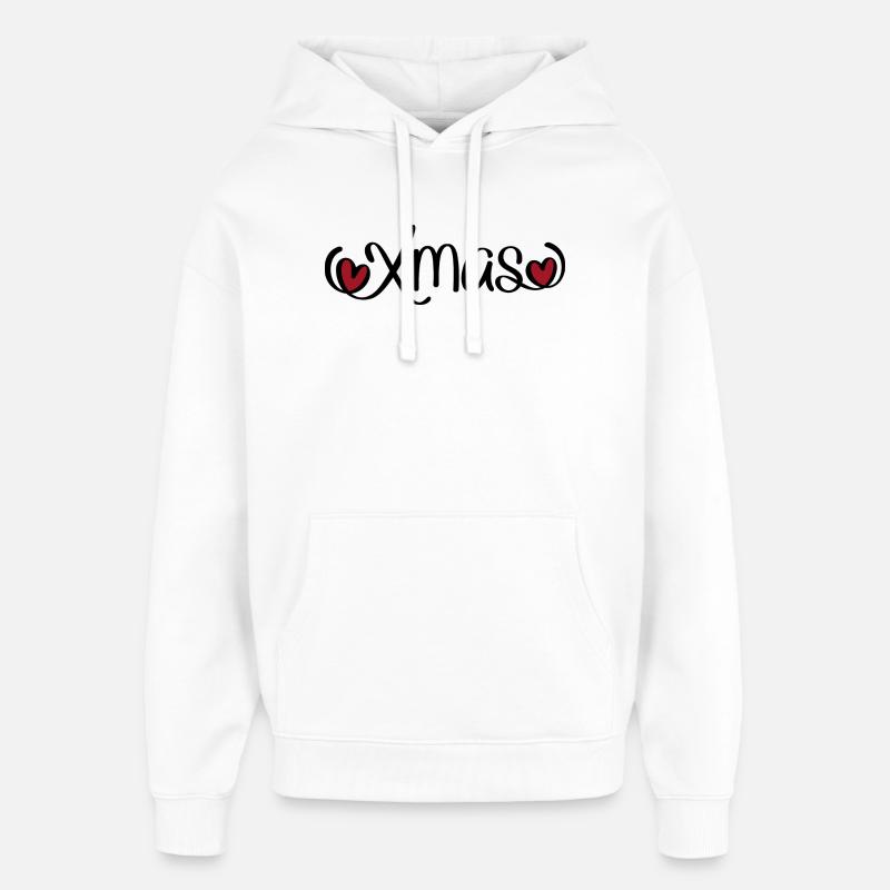 Noël - Sweat à capuche unisexe Stanley/Stella Oversized - blanc