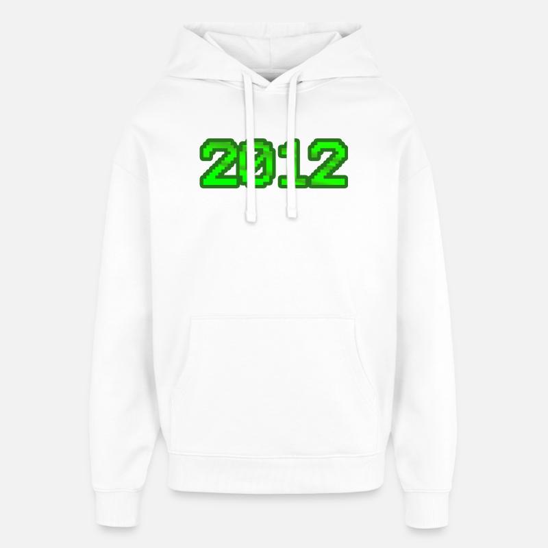 2012 2012 - Sweat à capuche unisexe Stanley/Stella Oversized - blanc