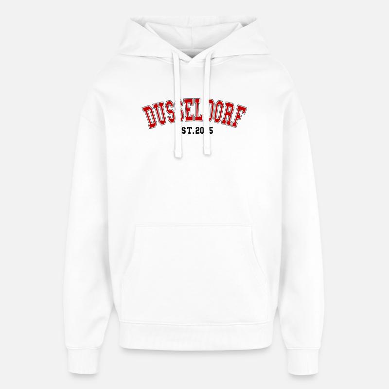 Düsseldorf Est. 2005 - Oversized Unisex Hoodie von Stanley/Stella - Weiß