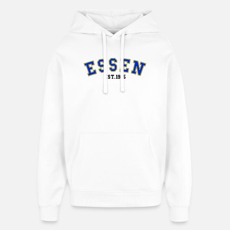 Essen Est. 1985 - Sweat à capuche unisexe Stanley/Stella Oversized - blanc