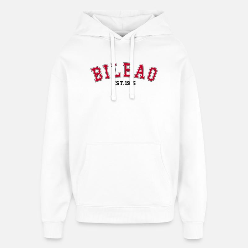 Bilbao Est. 1965 - Sweat à capuche unisexe Stanley/Stella Oversized - blanc