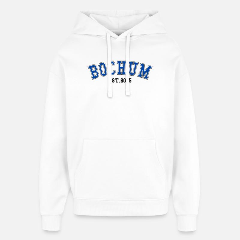 Bochum Est. 2005 - Sweat à capuche unisexe Stanley/Stella Oversized - blanc