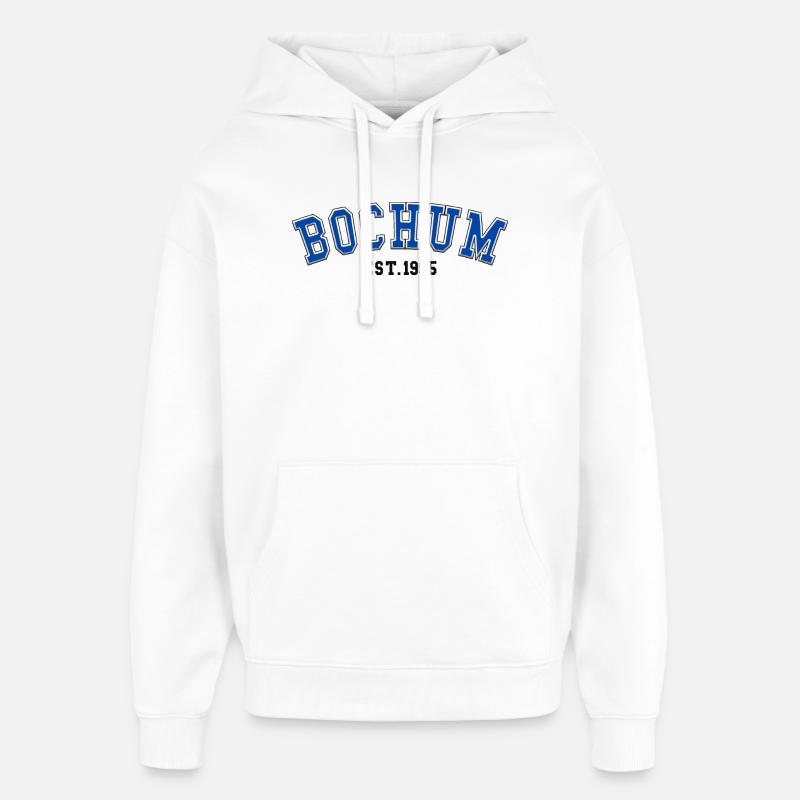 Bochum Est. 1995 - Sweat à capuche unisexe Stanley/Stella Oversized - blanc