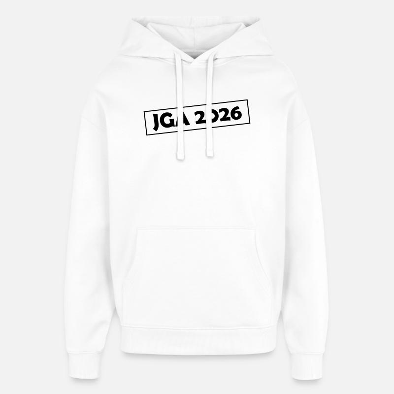 JGA 2026 - Sweat à capuche unisexe Stanley/Stella Oversized - blanc