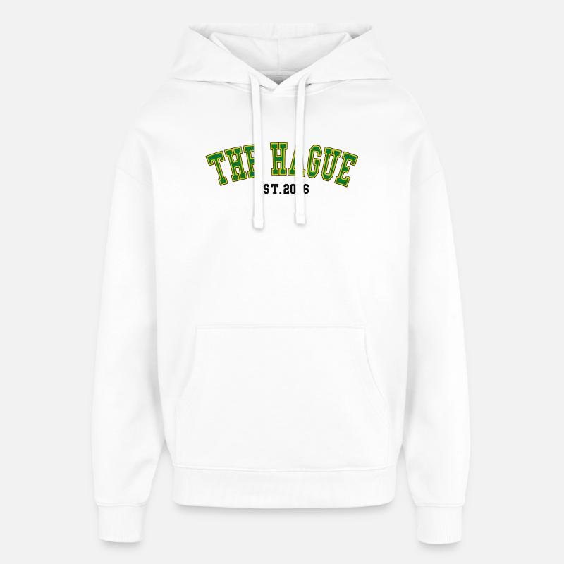 La Haye fondée en 2006 - Sweat à capuche unisexe Stanley/Stella Oversized - blanc