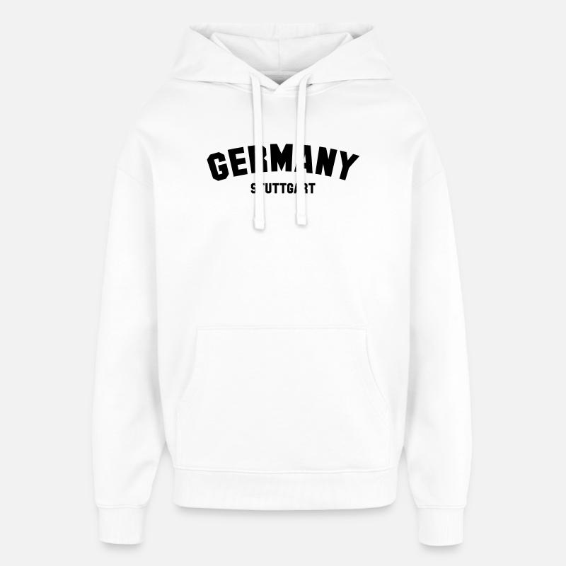 STUTTGART - Oversized Unisex Hoodie von Stanley/Stella - Weiß