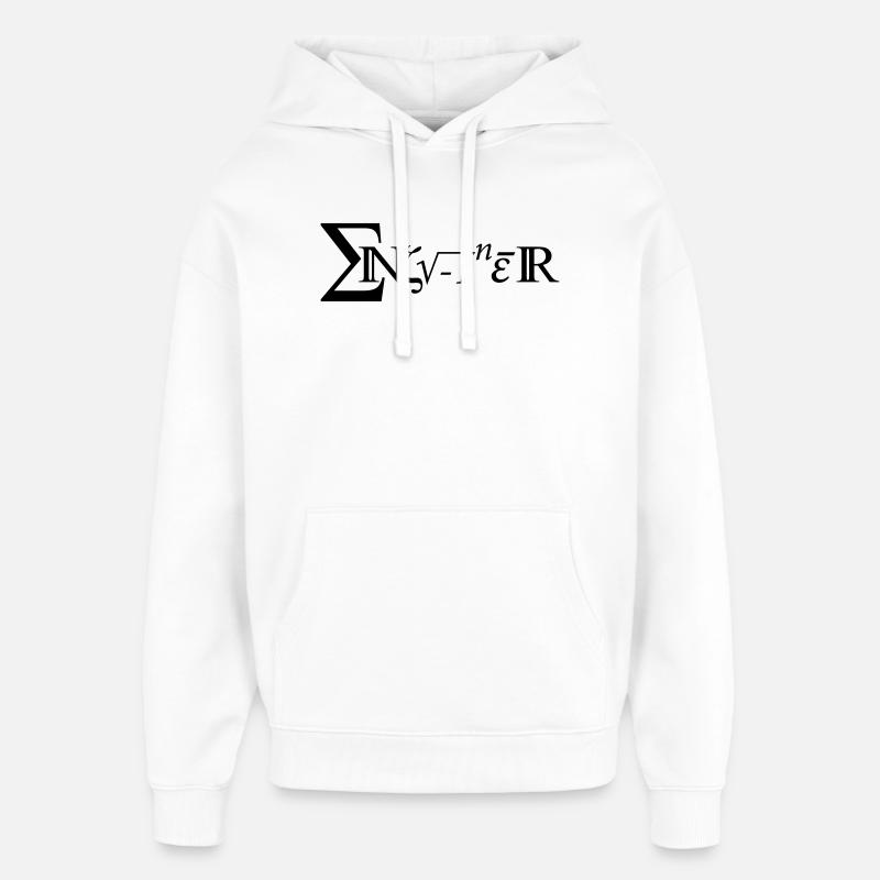 Engineer - Oversized Unisex Hoodie by Stanley/Stella - white