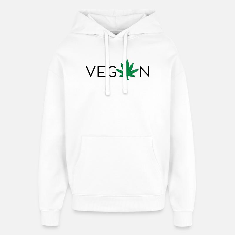 Vegan - Sweat à capuche unisexe Stanley/Stella Oversized - blanc