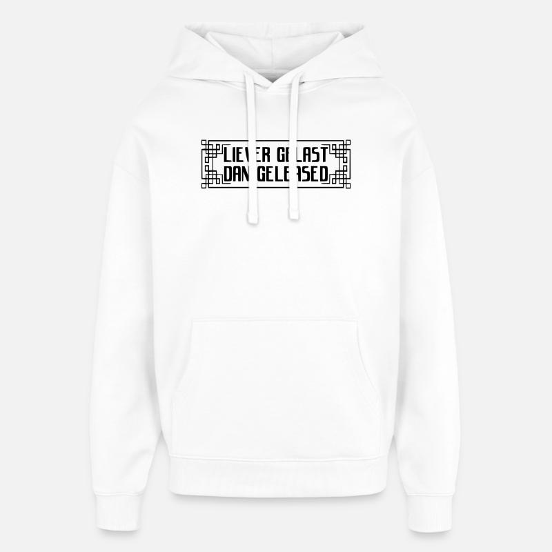 Welded rather than leased sticker * - Oversized Unisex Hoodie by Stanley/Stella - white