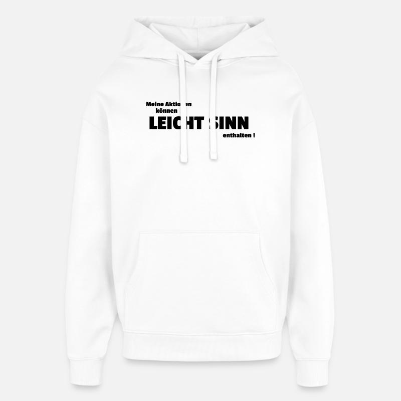 Sens de la lumière - Sweat à capuche unisexe Stanley/Stella Oversized - blanc
