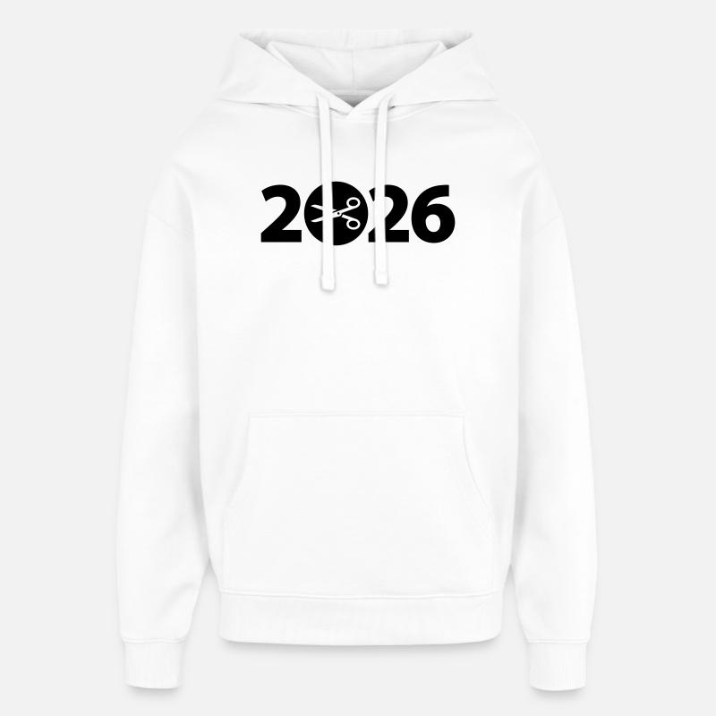Tailor 2026, Handwork 2026 - Oversized Unisex Hoodie by Stanley/Stella - white