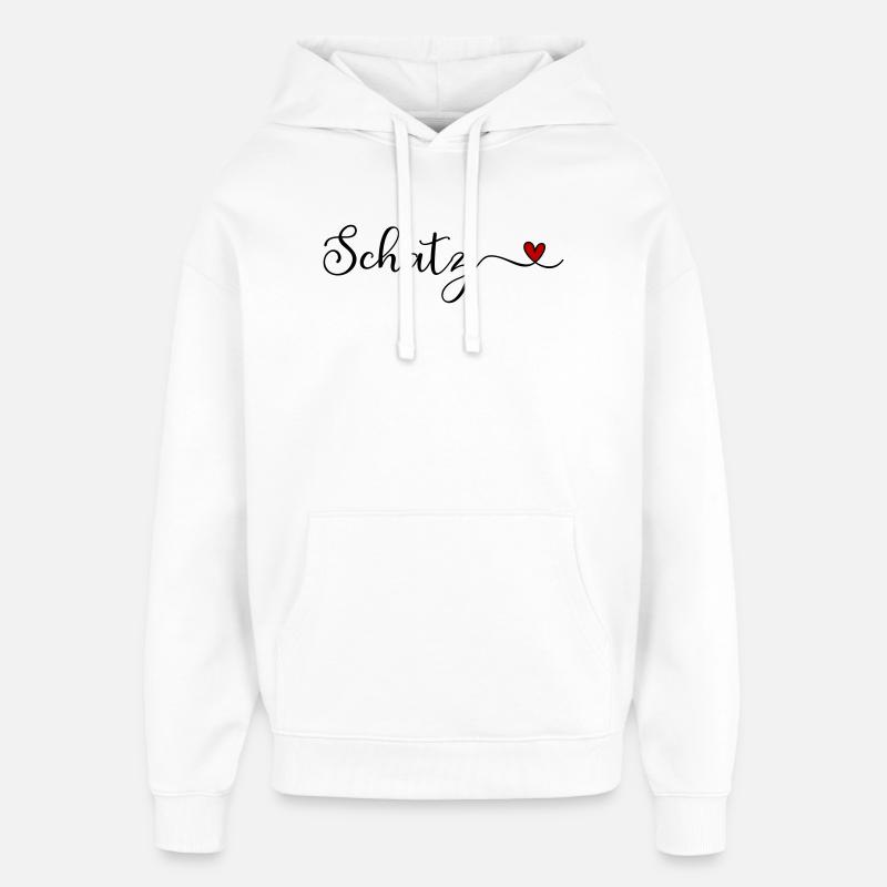 Trésor - Sweat à capuche unisexe Stanley/Stella Oversized - blanc