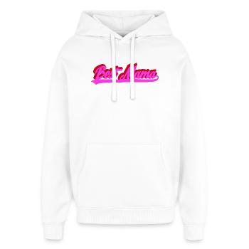 Meilleure typographie rétro Bold de Mama - Sweat à capuche unisexe Stanley/Stella Oversized - blanc - Devant - AI Model Female 172 light (172cm) & AI Model Male 185 light (185cm)