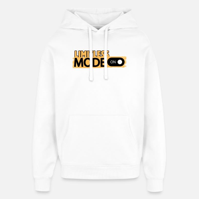 Mode Sans Limites Activé - Sweat à capuche unisexe Stanley/Stella Oversized - blanc