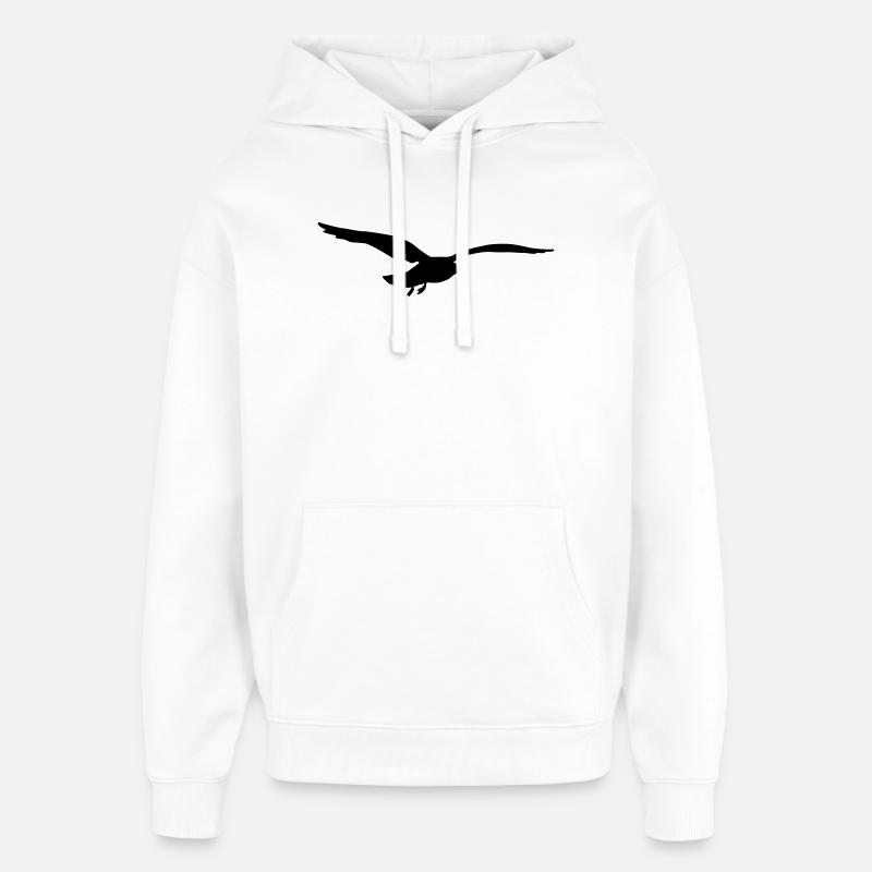 fliegende möwe vogel strand - Oversized Unisex Hoodie von Stanley/Stella - Weiß
