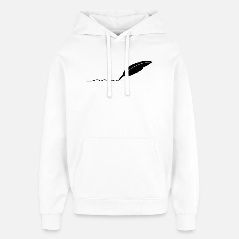 stylo à écrire - Sweat à capuche unisexe Stanley/Stella Oversized - blanc