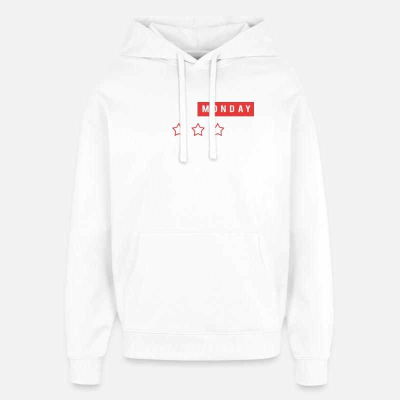 Virée shopping du Cyber Monday - Sweat à capuche unisexe Stanley/Stella Oversized - blanc