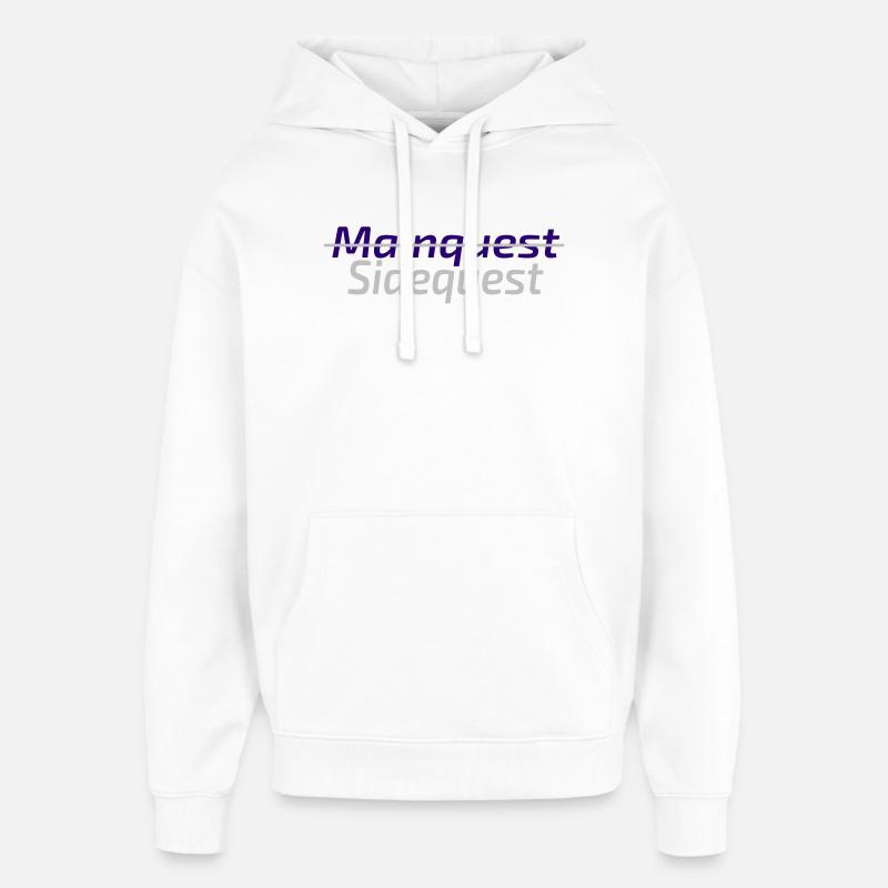 Mode Sidequest activé - Sweat à capuche unisexe Stanley/Stella Oversized - blanc