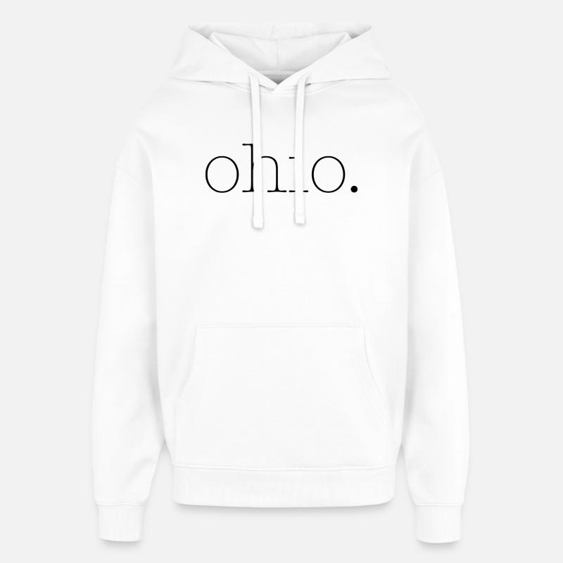 Ohio - Sweat à capuche unisexe Stanley/Stella Oversized - blanc
