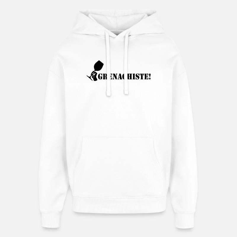 Grenachiste - Sweat à capuche unisexe Stanley/Stella Oversized - blanc