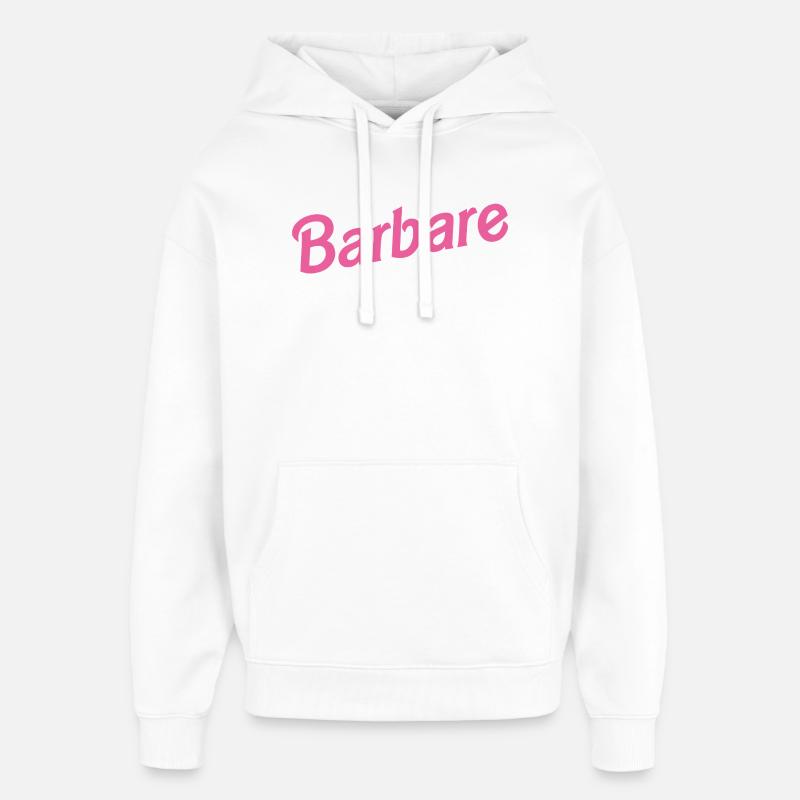 BARBARE ! - Sweat à capuche unisexe Stanley/Stella Oversized - blanc