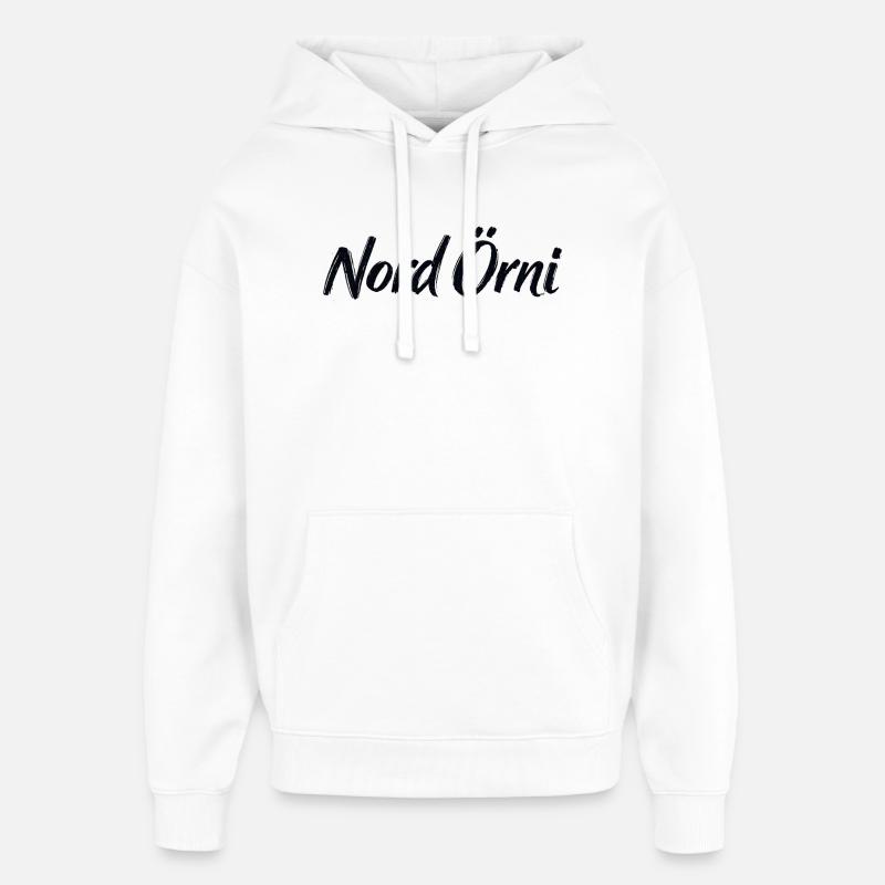 North Örni - Oversized Unisex Hoodie by Stanley/Stella - white