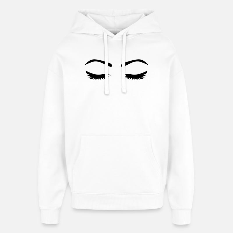 Cils - Sweat à capuche unisexe Stanley/Stella Oversized - blanc