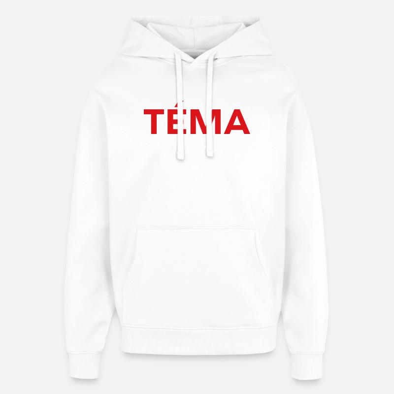 TEMA - Oversized Unisex Hoodie von Stanley/Stella - Weiß