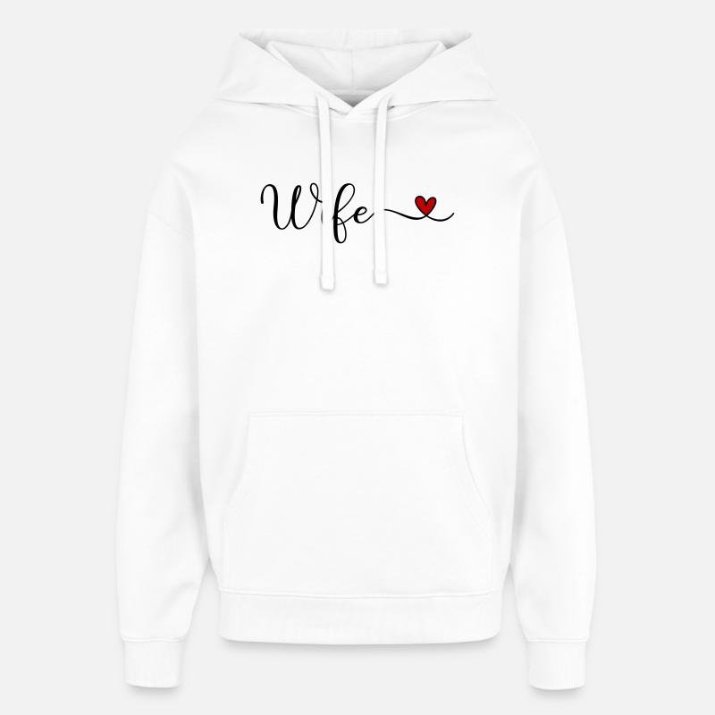 Femme - Sweat à capuche unisexe Stanley/Stella Oversized - blanc