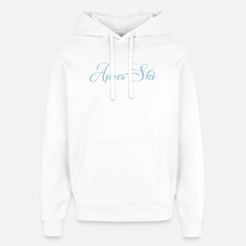 APRES-SKI - Sweat à capuche unisexe Stanley/Stella Oversized - blanc