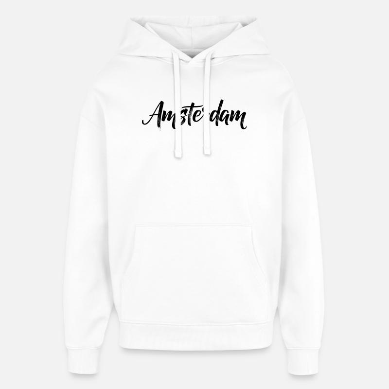 Amsterdam - Sweat à capuche unisexe Stanley/Stella Oversized - blanc