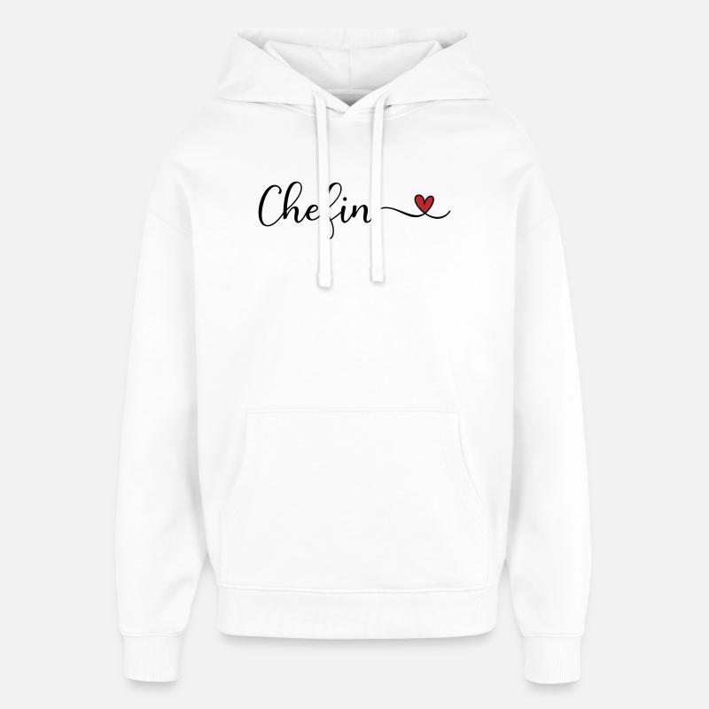 Patron - Sweat à capuche unisexe Stanley/Stella Oversized - blanc