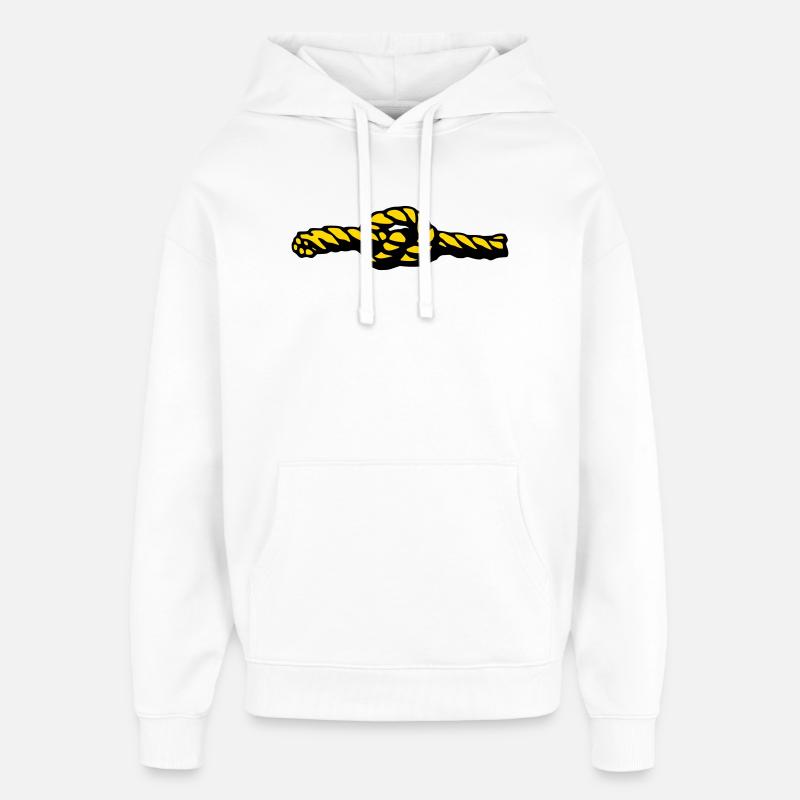 Node - Oversized Unisex Hoodie by Stanley/Stella - white