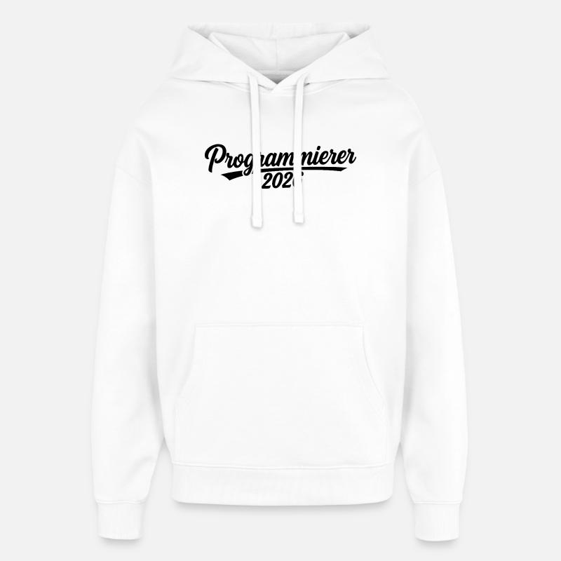 Programmeur 2026 – Conception de codage - Sweat à capuche unisexe Stanley/Stella Oversized - blanc