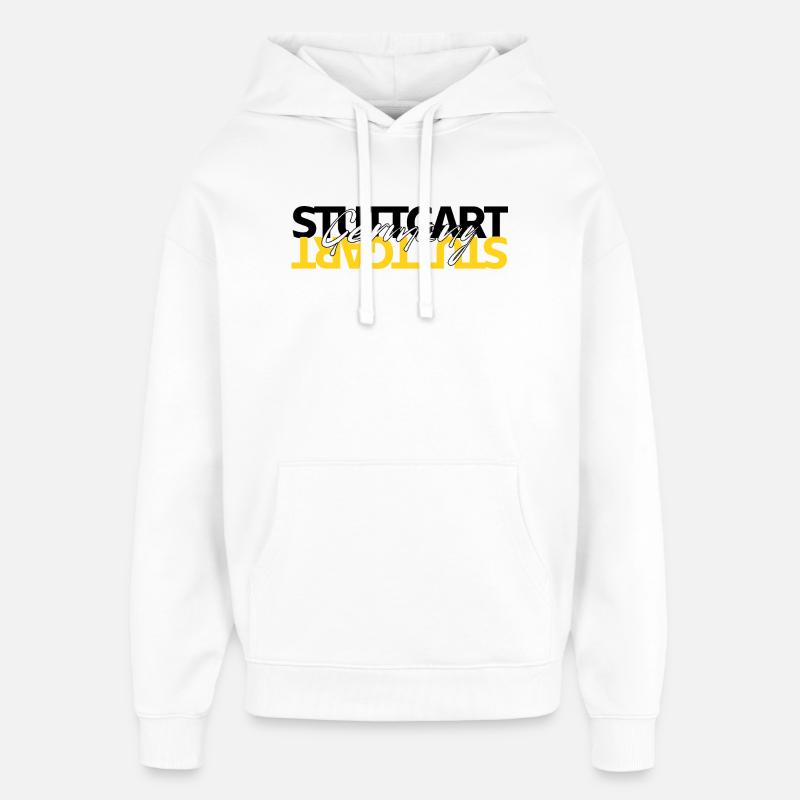 Stuttgart Germany - Oversized Unisex Hoodie von Stanley/Stella - Weiß