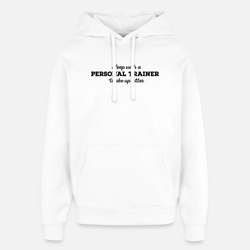 Personnel de l’entraîneur - Sweat à capuche unisexe Stanley/Stella Oversized - blanc