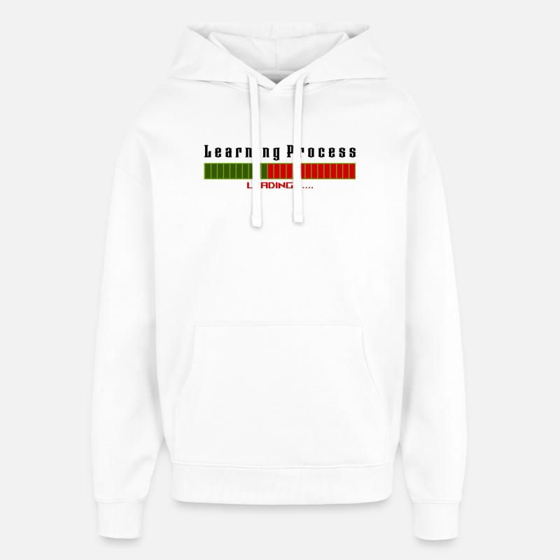Learning Process Loading white shirt - Oversized Unisex Hoodie von Stanley/Stella - Weiß