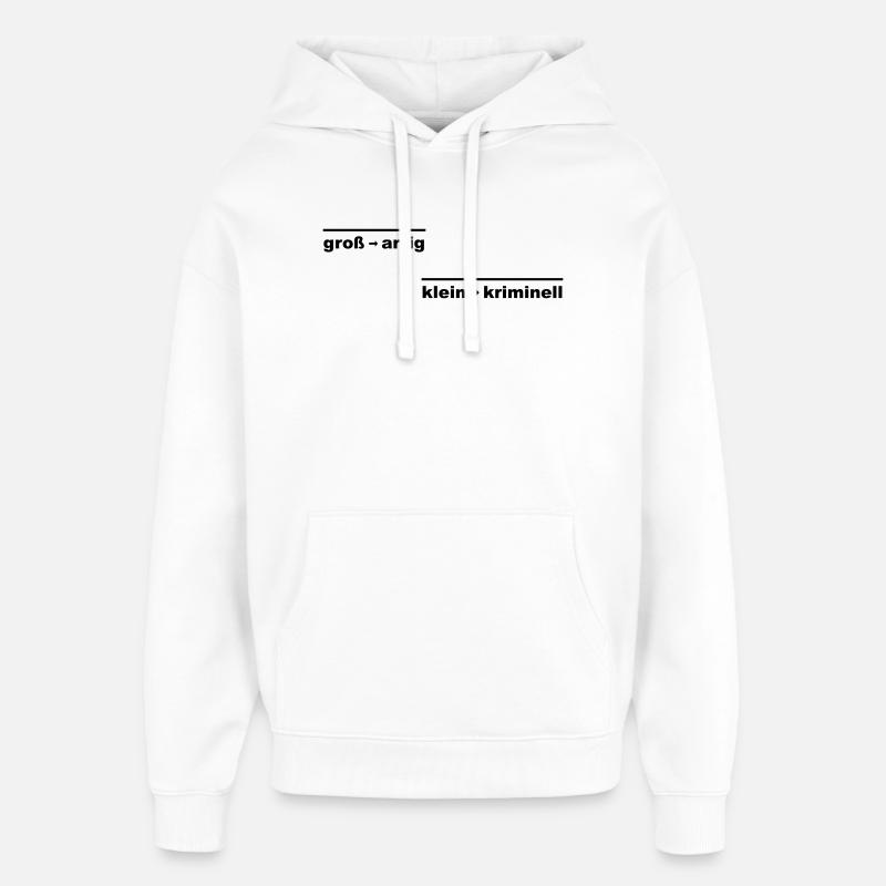 grand - Sweat à capuche unisexe Stanley/Stella Oversized - blanc