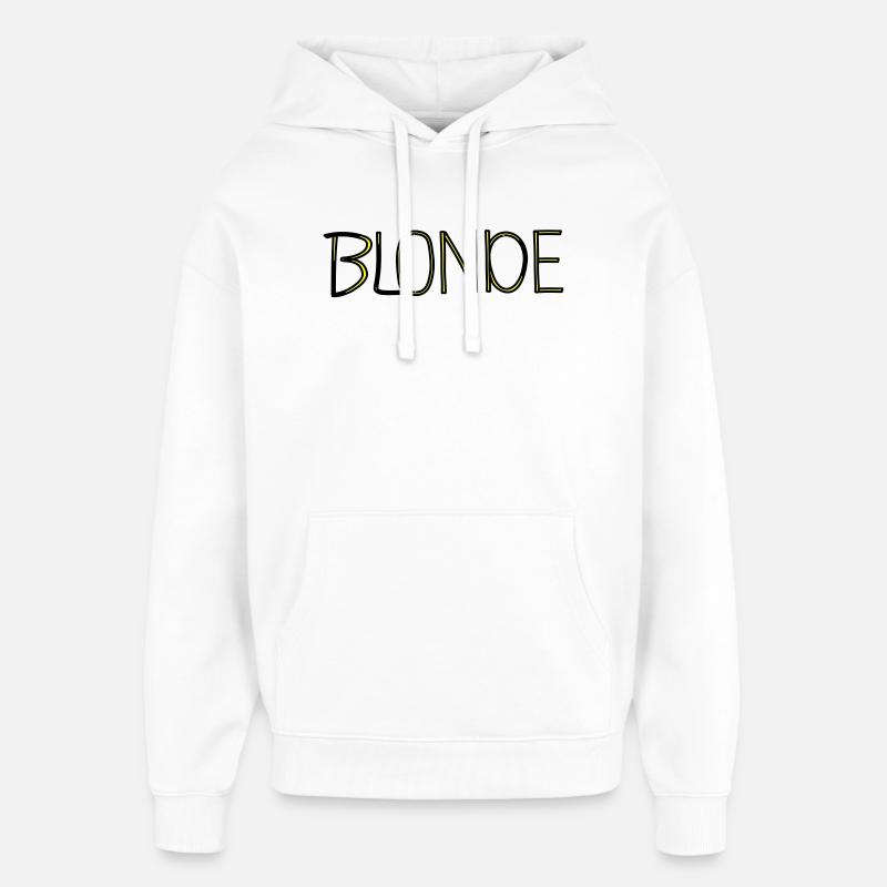 Blonde - Sweat à capuche unisexe Stanley/Stella Oversized - blanc