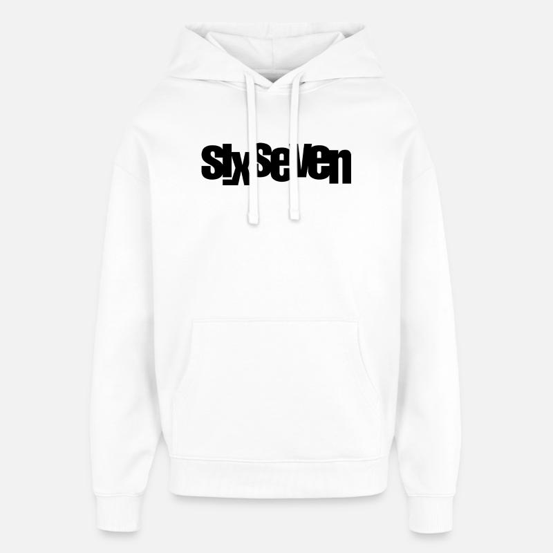 SixSeven_h - Sweat à capuche unisexe Stanley/Stella Oversized - blanc
