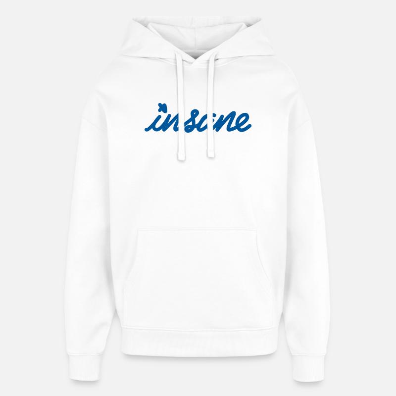 Insane Mindset – Affirme Ton Style - Sweat à capuche unisexe Stanley/Stella Oversized - blanc