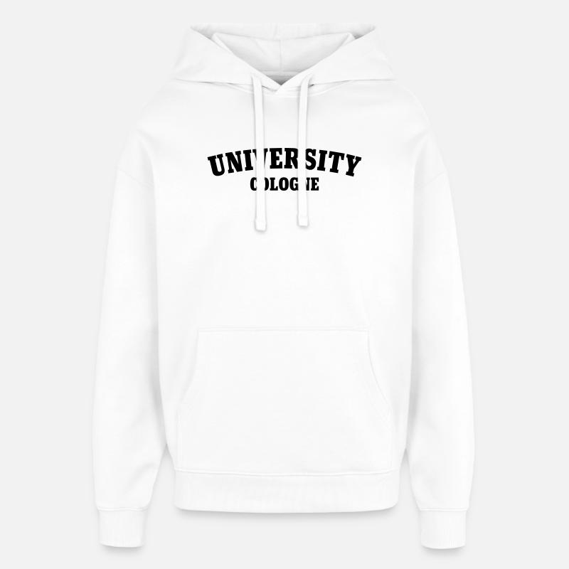 Université de Cologne - Sweat à capuche unisexe Stanley/Stella Oversized - blanc