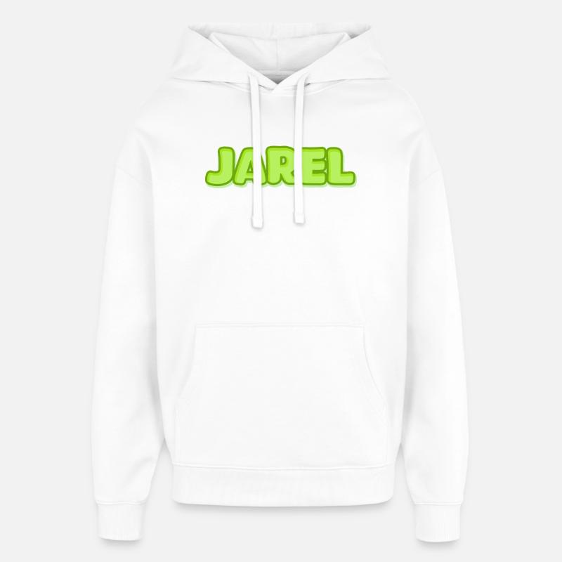 Jarel Jarel - Sweat à capuche unisexe Stanley/Stella Oversized - blanc