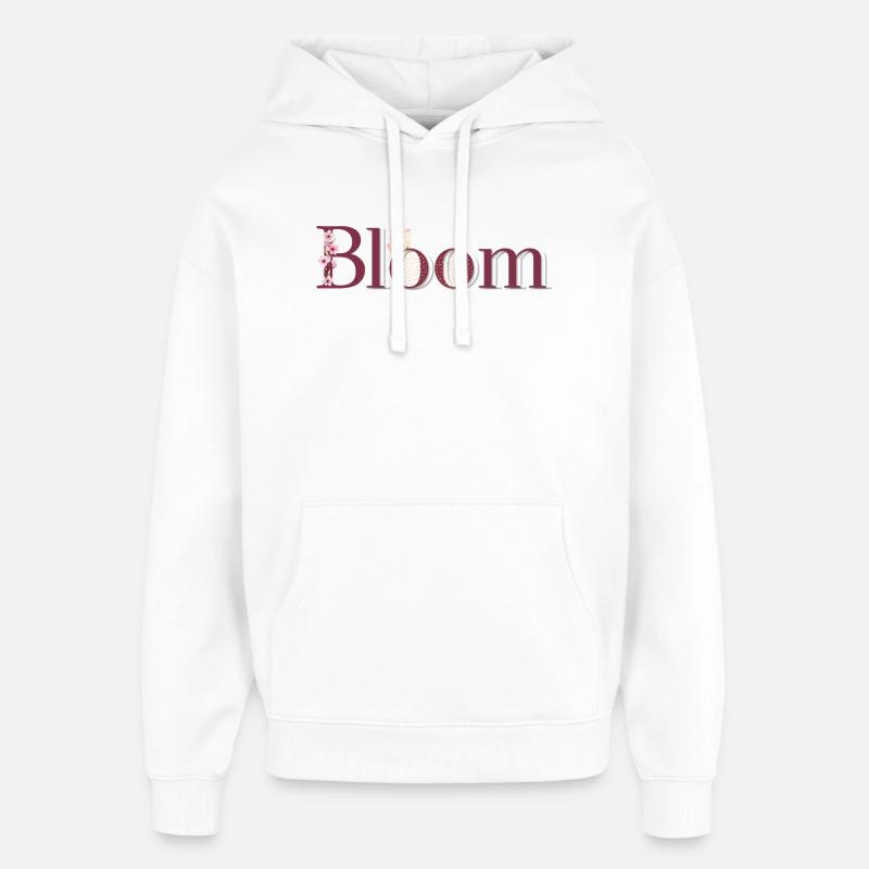 Âme de Printemps - Sweat à capuche unisexe Stanley/Stella Oversized - blanc