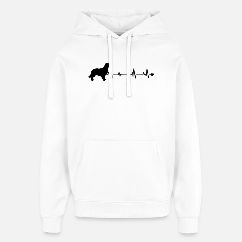 Chien - Sweat à capuche unisexe Stanley/Stella Oversized - blanc